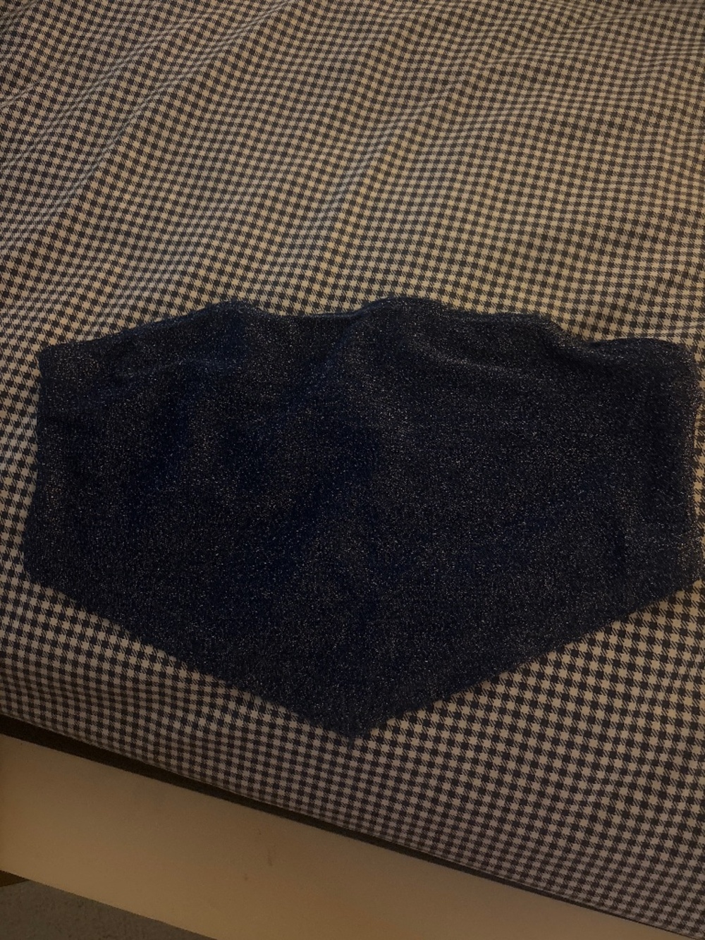 Blue Sparkly Tube Top